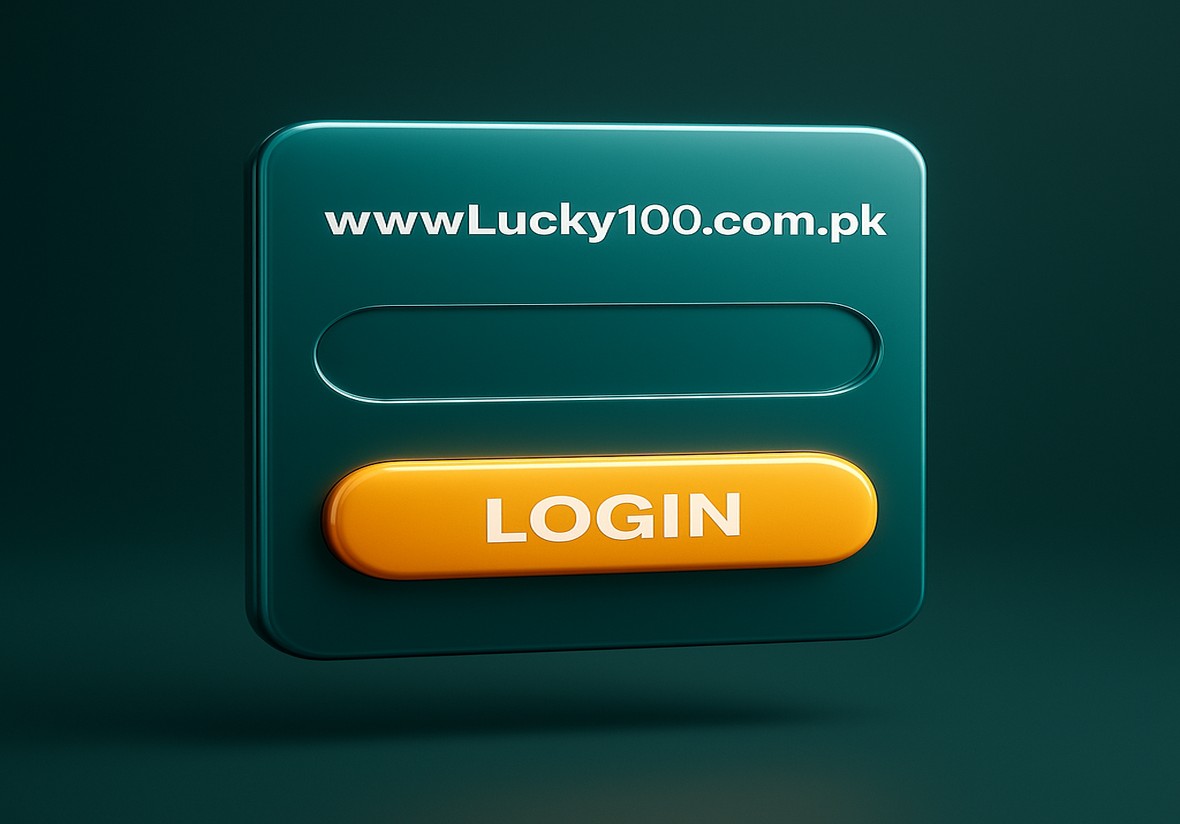 Lucky 100 login page